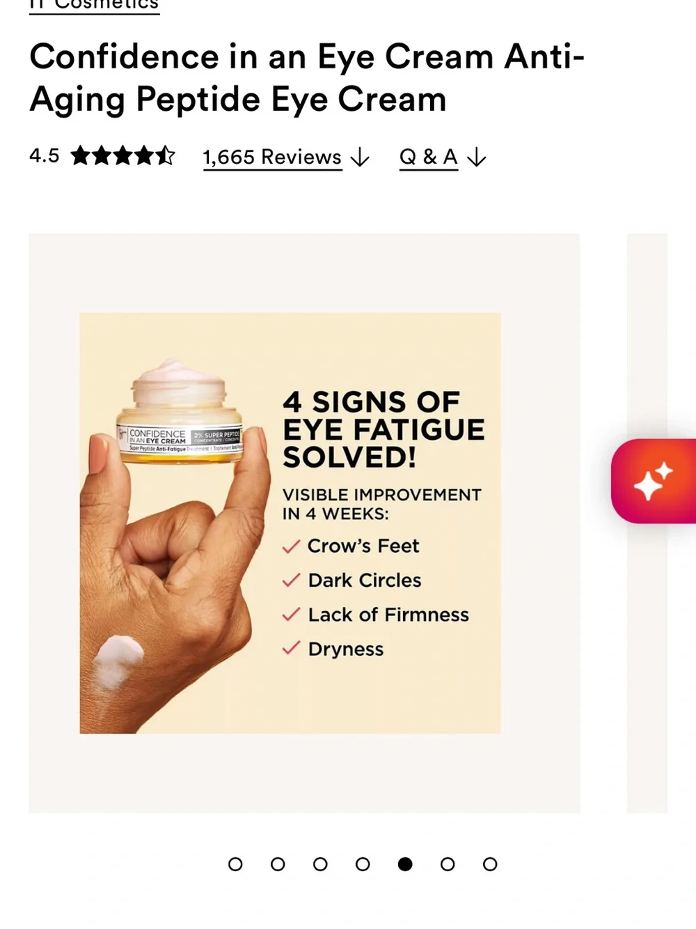IT Cosmetics Confidence in an Eye Cream Anti-Aging Peptide Eye Cream - Cream